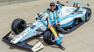 Agustín Canapino chocó con O&#8217; Ward y tuvo que abandonar las 500 millas de Indianápolis