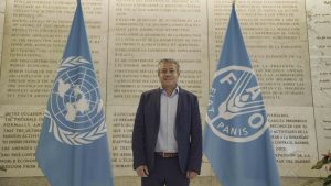 Rolando Figueroa en Roma: reunión con la ONU y un proyecto agrícola para traer a Neuquén