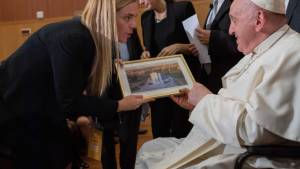 María Emilia Soria viajó a Roma para participar del Encuentro Internacional con el papa Francisco