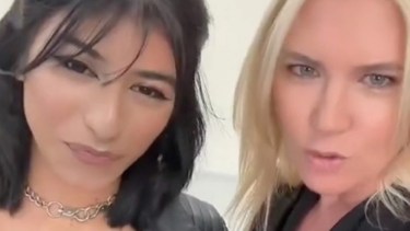 Valeria Mazza se mostró en redes con Anabel Suárez y se volvió furor.-