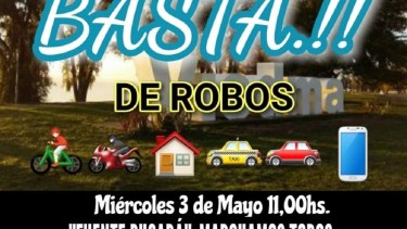 La convocatoria surgió de un grupo de personas que armaron un grupo en Facebook. El miércoles se realizará la marcha a partir de las 11.