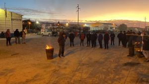 Trabajadores municipales reclaman en el Obrador por la falta de calefacción e indumentaria en Roca