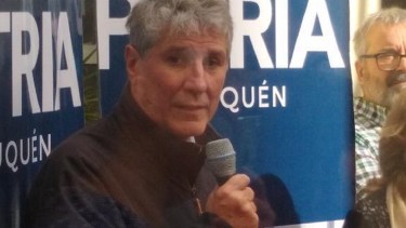 Boudou, este viernes, cuando se encontraba en la ciudad de Neuquén. 