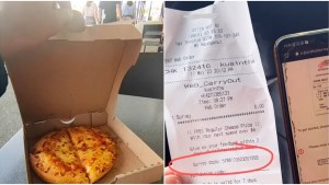 El «ticket mágico» que usaron unos argentinos para que les regalen pizzas en Nueva Zelanda