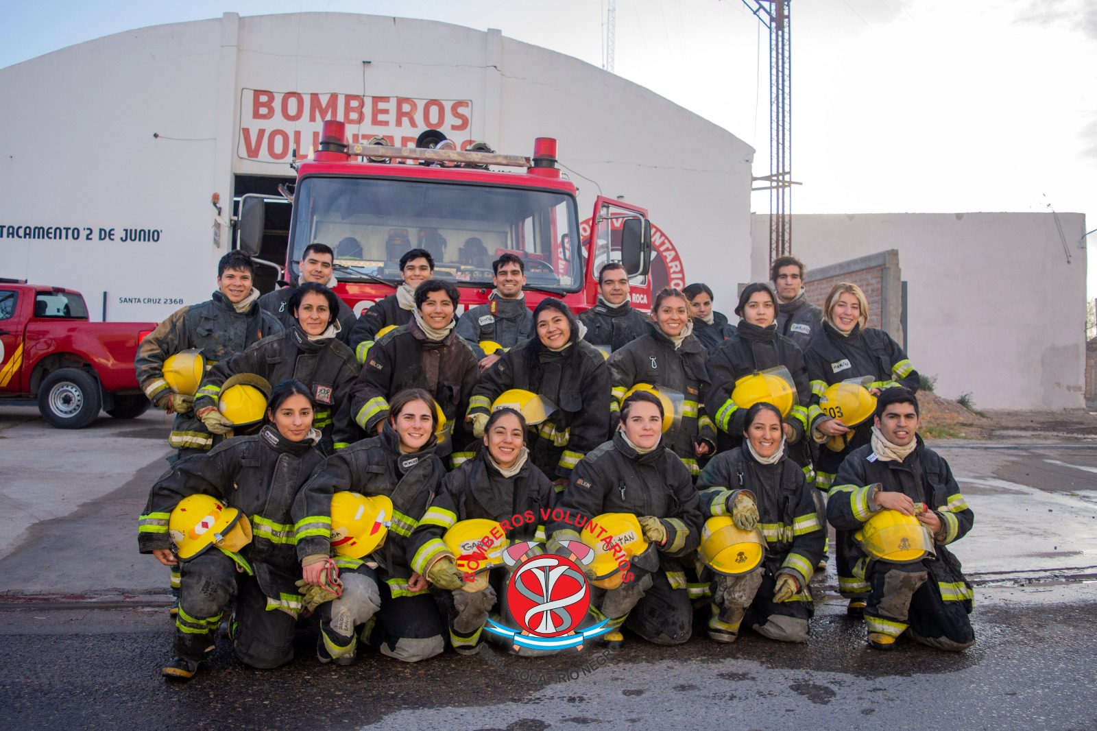 Será la última prueba que realizarán para unirse al cuerpo de bomberos. Foto: gentileza. 