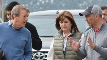 Tortoriello y Juan Martín acompañaron en la campaña a Patricia Bullrich. foto: archivo.