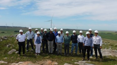 Ambas firmas proyectan un parque eólico de hasta 63 MW cerca de la cementera en Olavarria. Foto: gentileza. 