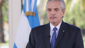 «Hoy es un día muy importante con la soldadura del Gasoducto Néstor Kirchner «, dice Fernández