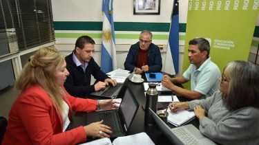El encuentro se realizó en la sede de Educación en Viedma. Foto: gentileza.