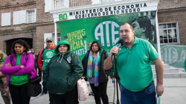 El secretario general de ATE, Rodrigo Vicente, afirmó que hay preocupación y "nos lleva a pedirle al gobierno certezas". Foto: archivo.