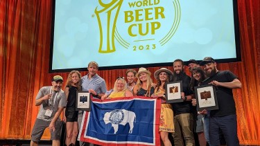 Los ganadores de la edición 2023 de la World Beer Cup.