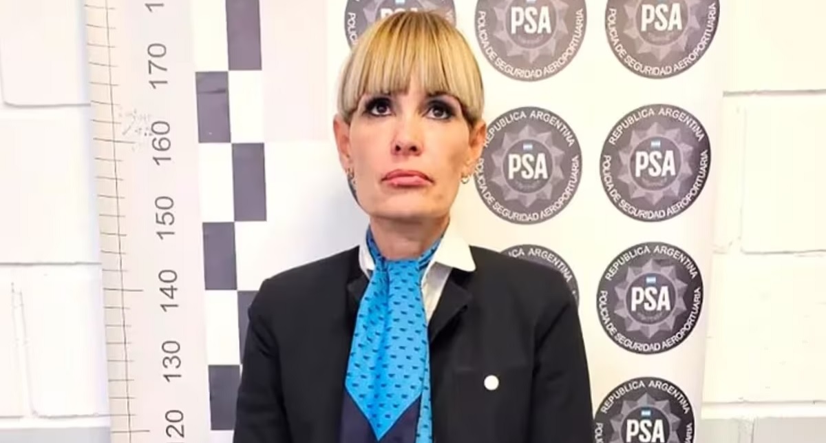 Daniela Carbone, la azafata de Aerolíneas Argentinas procesada.  