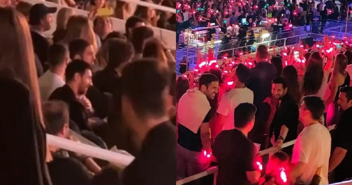 Lionel Messi volvió a Barcelona para ver a Coldplay y así reaccionó el público al verlo thumbnail