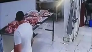 Video: apareció «un fantasma» en una carnicería de Chaco y aterró a sus empleados