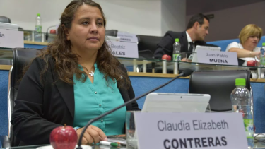 La legisladora Claudia Contreras impulsa la adhesión a la Ley Lucio en Río Negro. Foto gentileza. 