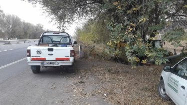 El  hecho vandálico se produjo a metros de la Ruta 22, a la  altura del barrio Don Bosco. foto: gentileza.