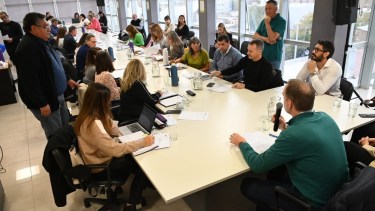 Reunión de la comisión permanente de Planificación, Asuntos Económicos y Turismo. Foto: Marcelo Ochoa.