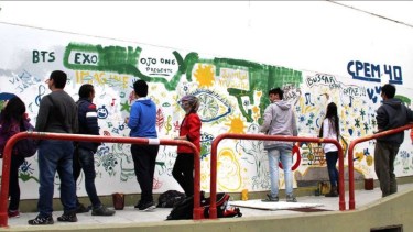 El CPEM 40 está frente al gimnasio municipal. (Gentileza)