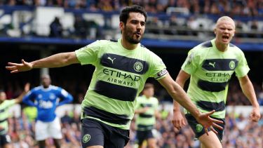 Gundogan hizo dos golazos en un triunfo clave para el Manchester City.