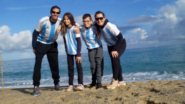 Laura, Darío y sus hijos comenzaron una nueva vida en Italia 