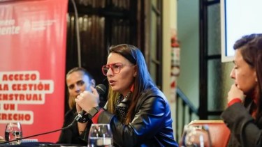 "MenstruAR", el primer programa nacional de gestión menstrual, fue lanzado hoy por la ministra de Mujeres, Géneros y Diversidad, Ayelén Mazzina.