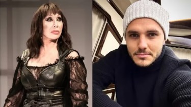 Moria Casán y Mauro Icardi protagonizaron una insólita pelea en redes sociales, durante todo el fin de semana.-