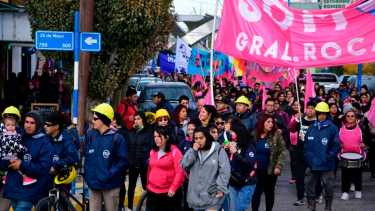 Manifestaron preocupación por la situación en el sector de los trabajadores de la economía popular, informal y formal. (Foto: Andres Maripe)