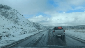 Nieve en la ruta: advertencias antes de salir de casa