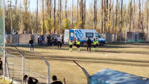 Liga Confluencia: un golpe que pudo terminar en tragedia en la cancha de San Isidro