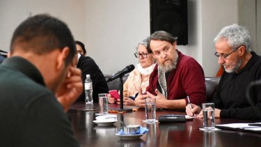 Los sindicatos participaron hoy de la comisión de Presupuesto de la Legislatura. Foto: archivo Matías Subat.