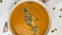Imagen de Sopa de calabaza asada y jengibre