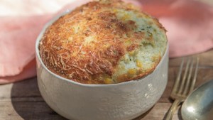 Souffle de maíz con el toque de Juliana López May