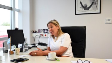 La exintendenta y actual legisladora María Eugenia Martini lleva varios años involucrada en la causa por defraudación por el plan Techo Digno. Pide revisar la imputación. Archivo