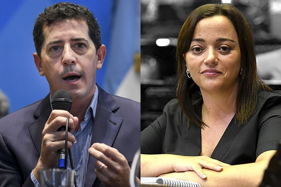 Wado de Pedro y Cecilia Moreau, referentes del gobierno contra el fallo de la Corte Suprema. 