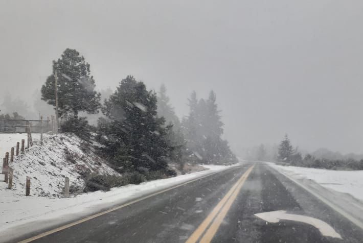 Alerta por tramos con nieve en la ruta 40 entre Bariloche y El Bolsón ...