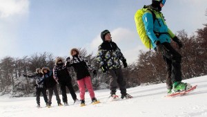 Con una nevada, empezó la temporada en el cerro Perito Moreno de El Bolsón