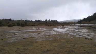 Claudio Otano ratificó que no se puede construir en un mallín. Foto: gentileza