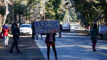 Uno de los tantos reclamos de los vecinos de El Trébol. Foto: gentileza