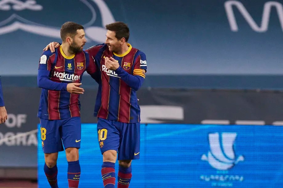 Messi y Jordi Alba, una gran sociedad que podría repetirse en Miami.