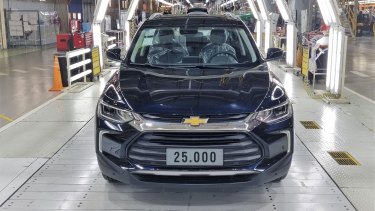 Unidad 25.000 de la Chevrolet Tracker fabricada en Argentina.