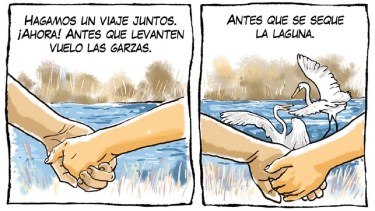 «Antes del último viaje», la tira de Chelo Candia en el Voy