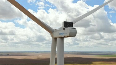 Cuenta con un total de 18 aerogeneradores instalados. (Foto: gentileza)