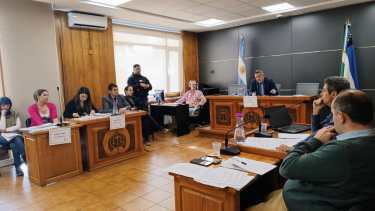 La audiencia estuvo encabezada por el juez Juan Martín Arroyo. Foto: gentileza