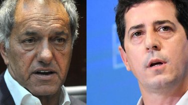 Scioli y de Pedro se encaminan a una interna en el Frente de Todos y en Neuquén ya se arman sus apoyos. (Gentileza).-