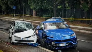 Los youtubers de Italia habrían participado de un reto de velocidad en un Lamborghini para subir a sus redes sociales.-