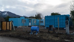 Escuela privada de Bariloche funciona en contenedores