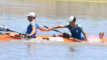 Vicente Vergauven y Joaquín Catalano, clasificados en K2 y K1 junior.