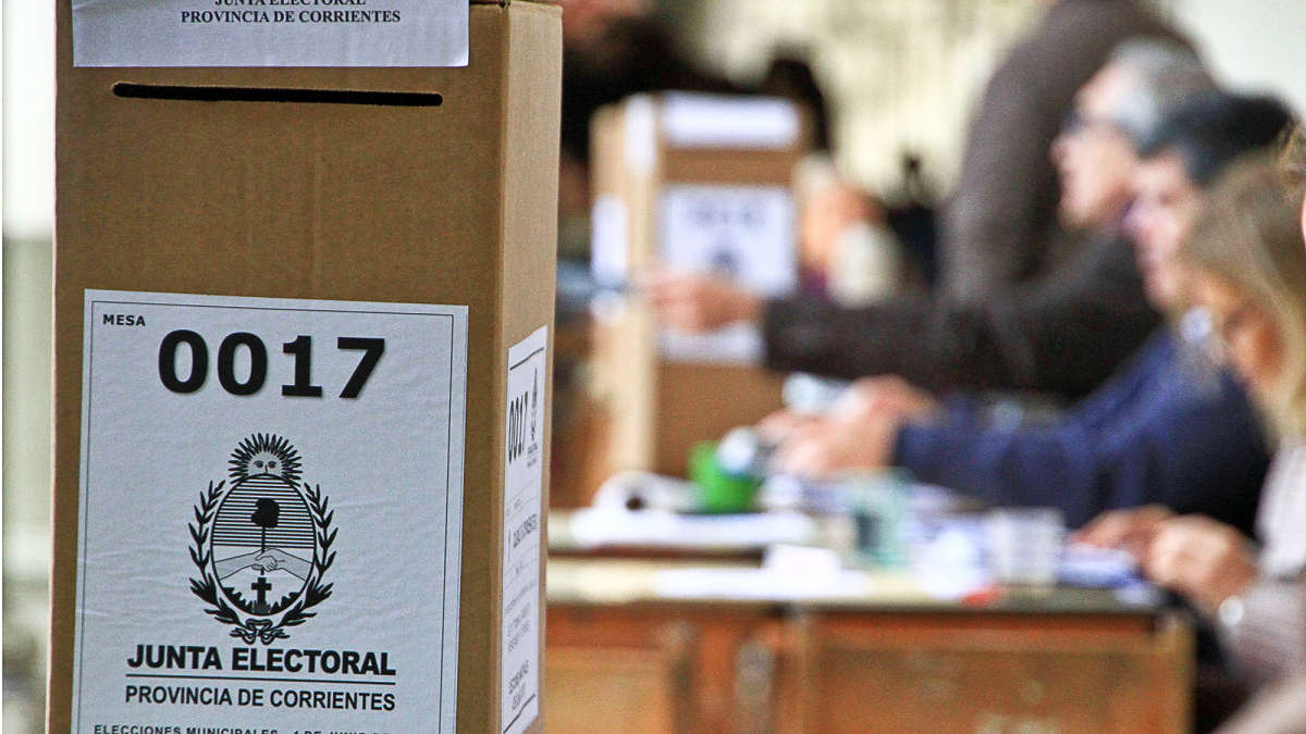 Elecciones 2023 en Corrientes: serán este domingo 11 de junio. 
