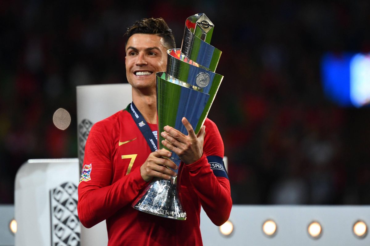 Cristiano Ronaldo fue el primer campeón del nuevo torneo de la UEFA.