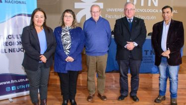 Las autoridades locales, de la UTN y de la Fundación Pampa presentaron la propuesta. (Foto: gentileza)